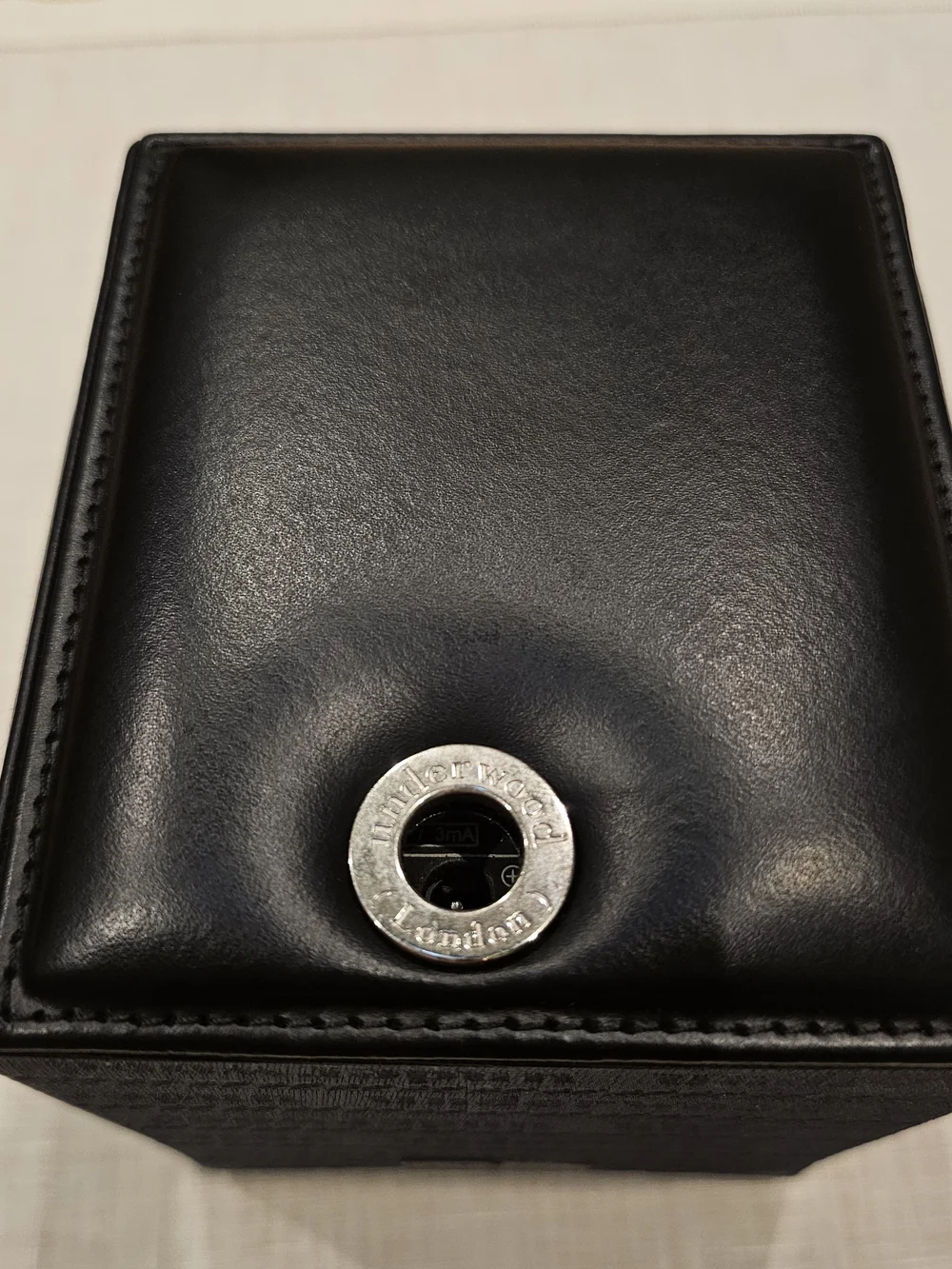 Underwood London Acorn Single Watch Winder Leather Case